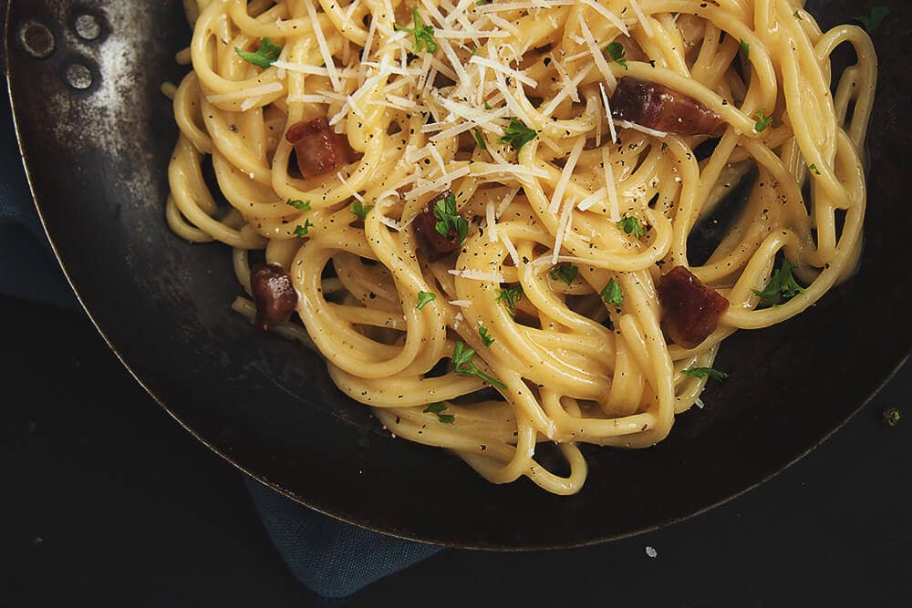 Pravé špagety Carbonara