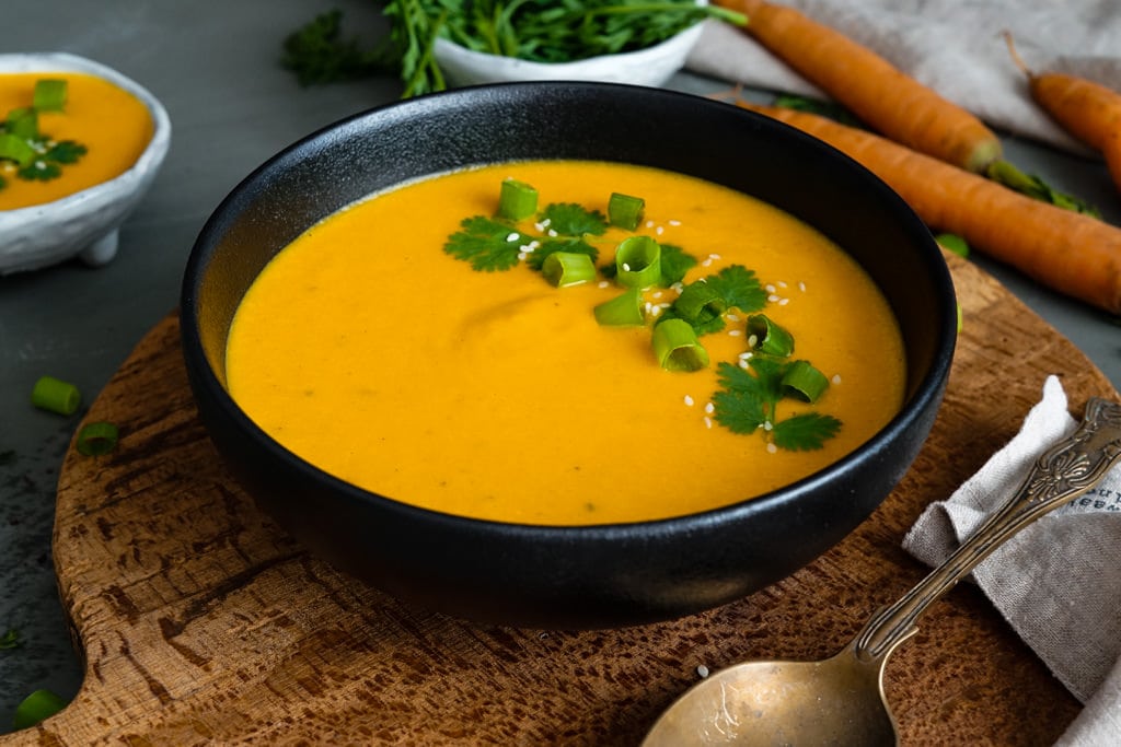 Krémová mrkvová polievka