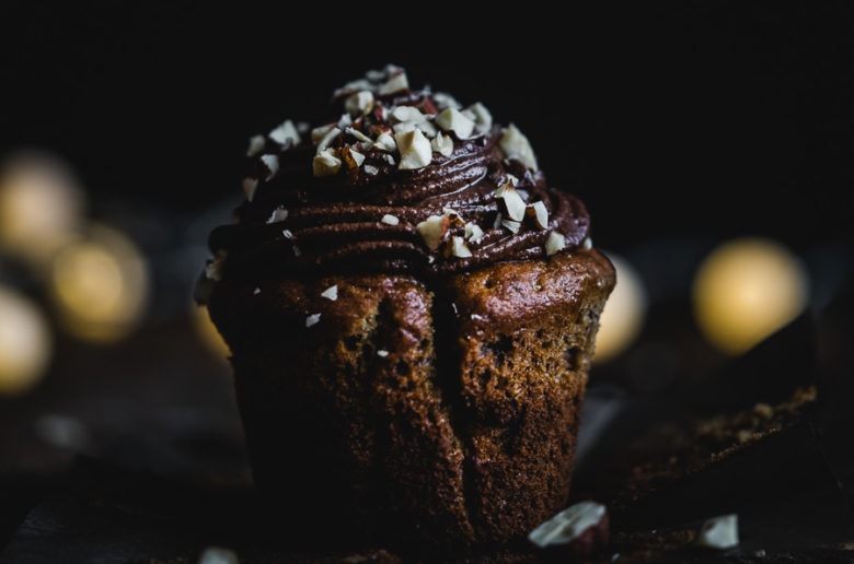 Banánové muffiny s čokoládou
